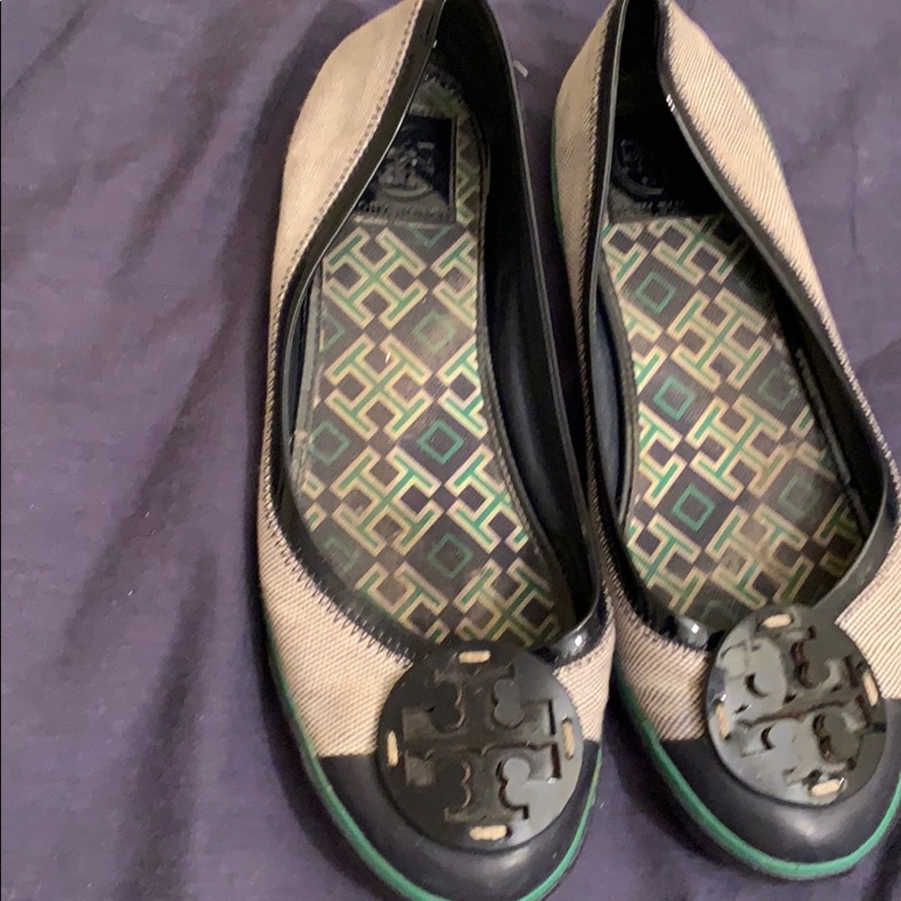 Tory Burch Blue N Green Sneakers
